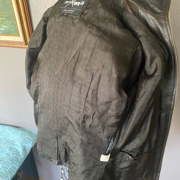 Women’s Leather Moto Maxima, Medium Jacket - Picture 6 of 6